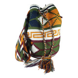 Mochila Wayuu Guajira Originales Grande Blanco Mujer Hombre