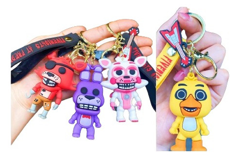 Globi® Llaveros De Colección Diseños Fnaf Para Regalo