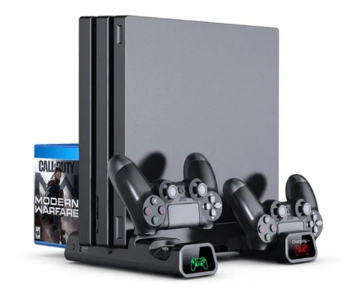 Suporte Vertical Cooler Dockstation Ps4 Fat Slim Pro Dobe