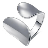 Anillos Minimalistas De Plata De Ley De Ancho Para Mujer New