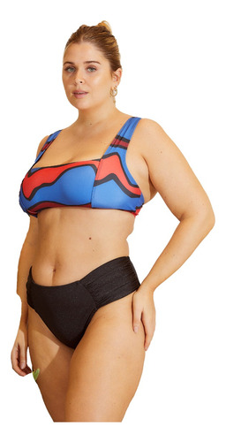 Bikini Top Y Bombacha Con Frunce Sweet Lady Linea Comfy 