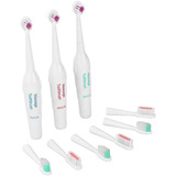 Cepillo Dental Eléctrico 3 Cabezales Limpieza Rápida Efectiv