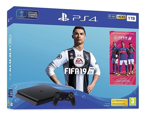 Sony Playstation 4 Slim 1tb Fifa 19 Impecable!