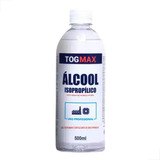 Álcool Isopropilico 99,80% Togmax 500ml Vidros E Eletrônicos