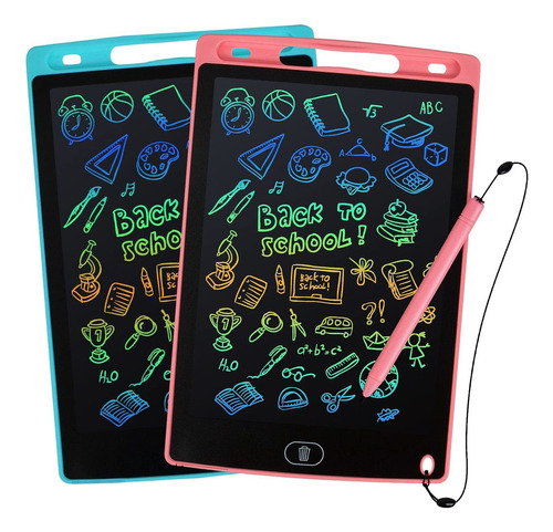 Tabletas Lcd Writing Tablet, 2 Packs Drawing Pads Fo Fr80td