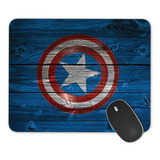 Jnkpoai Alfombrilla De Ratón Capitán América Marvel (cuadrat