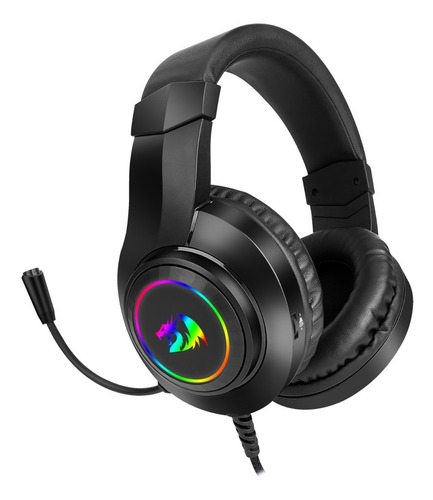 Fone Headset Redragon Hylas H260 Rgb Gaming Microfone Preto 