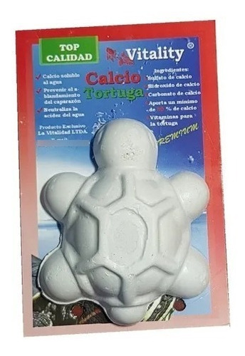 Tableta Pastilla Vitamina-calcio Tortugas De Agua - Acuatica