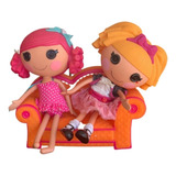 2 Muñecas Lalaloopsy Grandes  Misty Y Coral Y Su Sofa