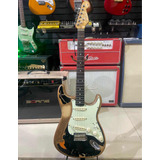 Guitarra Squier Captação Sérgio Rosar Black One John Mayer