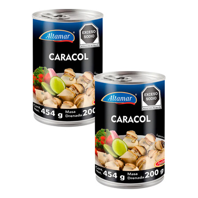 2pz Caracol Tipo Abulon 410gr Altamar | Envío gratis