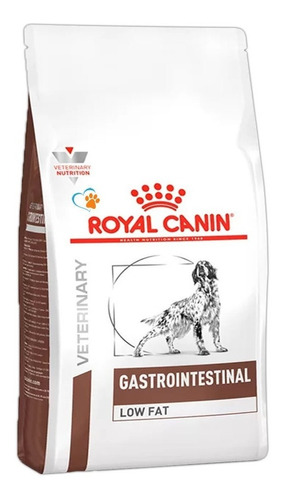 Alimento Royal Canin Veterinary Diet Canine Gastrointestinal Low Fat Para Cão Adulto Todos Os Tamanhos Sabor Mix Em Sacola De 1.5kg