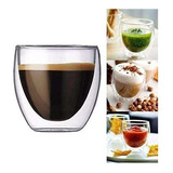 Vaso Tipo Bodum 250 Cc Doble Vidrio X 6 Unidades