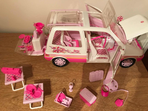 Barbie Minivan Auto Mattel Con Accesorios Y Caja Original