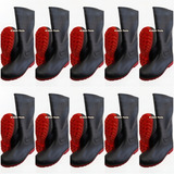 Bota Industrial Pvc Hule Negra Varias Tallas 10 Pares