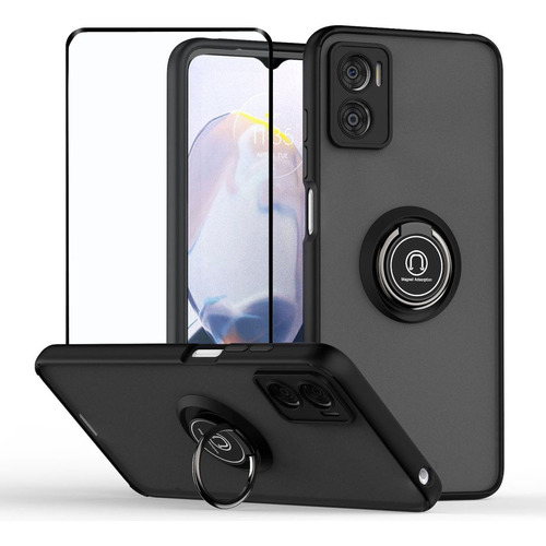 Funda Uso Rudo Anillo Soporte Comp Para Oppo Realme +mica