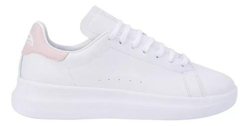 Tenis Mujer Pirma 5504 Casual Urbano Piel Blanco Ligero Lc