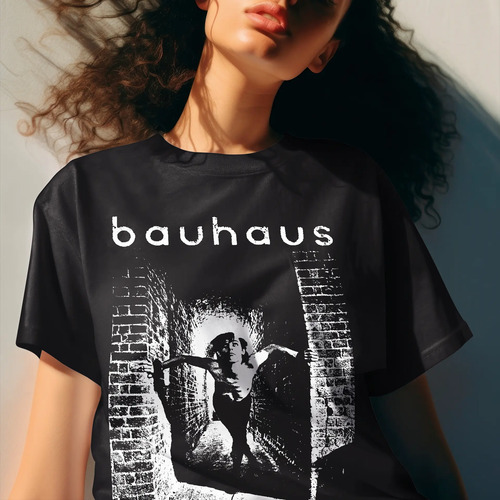 Playera Bauhaus Goth Dark Band Algodón 100% | Meses sin interés