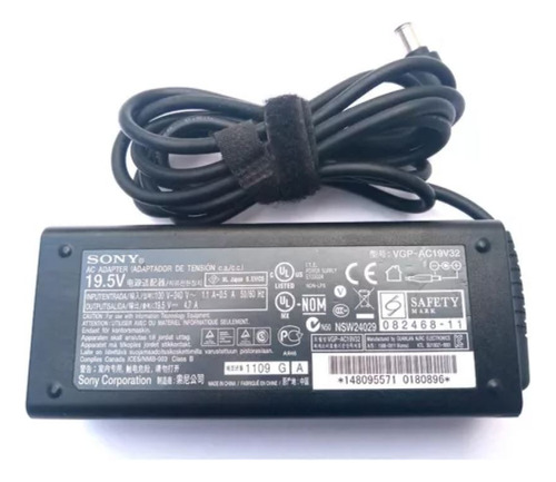 Cargador Original Sony Vaio 19.5v 4.7a 90w Punta Gruesa