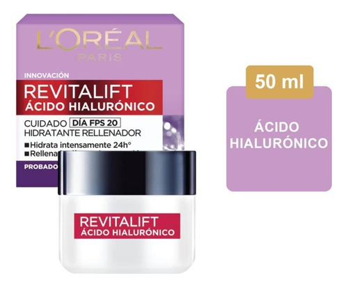 Crema De Día L'oréal París Revitalift Ácido Hialurónico 50ml