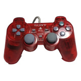 Control Playstation Ps One I Rojo Translucido. Original