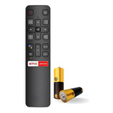 Controle Remoto Compatível Smart Tv 4k Tcl Semp Netflix 