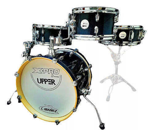 Bateria X Pro Upper Gig Blue Sparkle - Bateria Compacta