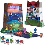 Pj Masks Night Time Micros Mystery Hq (caja De Sorpresas)