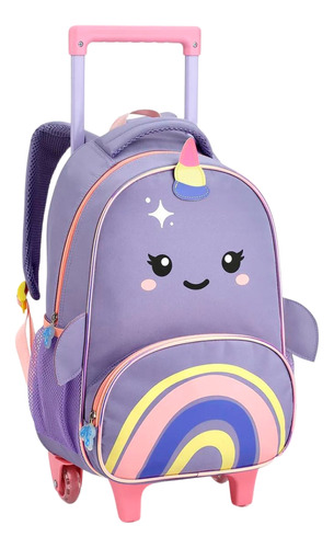 Mochila Rodinha Creche Escolar Infantil Masculina Feminina