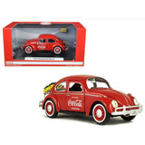 Motorcity 1:24 1966 Volkswagen Beetle Vocho Coca Cola 