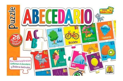 Abecedario Puzzle 28 Piezas Implás Didáctico