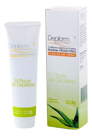 Depilorm Crema Depilatoria De Rostro Con Aloe Vera 60g