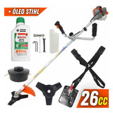 Roçadeira Vulcan Vr260p À Gasolina 2t 26cc Com Óleo Stihl