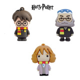 Set 3 Pendrive 64 Gb Harry Potter Usb 2.0 Pack Cartoon Albus