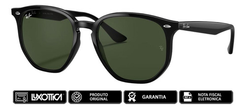 Oculos Ray Ban Acetato Preto Lente G-15 Com Garantia 2 Anos