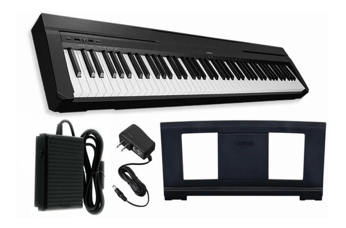 Yamaha P45 Tecla Pesada Con Pedal Cargador Garantía Oficial