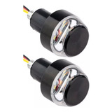 Par Giros Moto Led Puntera Manubrio 2 Colores