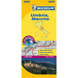 Mapa Local Umbria, Marche, De Michelin. Editorial Michelin España Portugal S.a. En Italiano