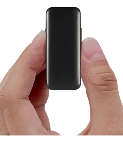 Mini Gravador Voz Video Espiao Pequeno Esconde Facil Black 