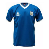 Camiseta Diego Maradona Azul Selección Argentina Mundial 86