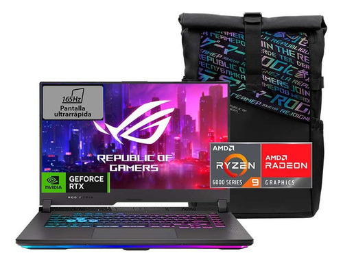 Notebook Asus Rog Strix G15 Ryzen 9 Rtx 3060 16gb Ram 512ssd