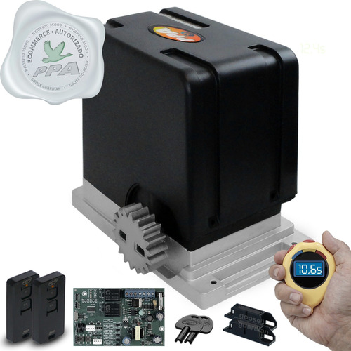 Kit 1 Motor 1/3hp Ppa Dz Cube Wifi 2 Control Portão 550kg