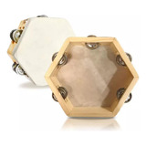 Pandereta Hexagonal De 8´´ Pax-8 Rmx