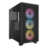 Chasis Corsair 3000d Rgb Airflow Mid Tower Black