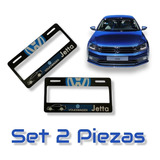 Porta Placas Jetta Universal Auto Par Kit 2 Volkswagen Azul