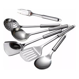 Set 6 Utensilios De Cocina Acero Inoxidable Premium - Cukin