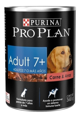 Lata Proplan Active Mind Adult +7 Alimento Húmedo .385 Gramo