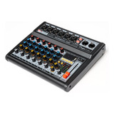 Mixer Consola Kt06m 6 Canales Xlr/trs  Usb Mp3