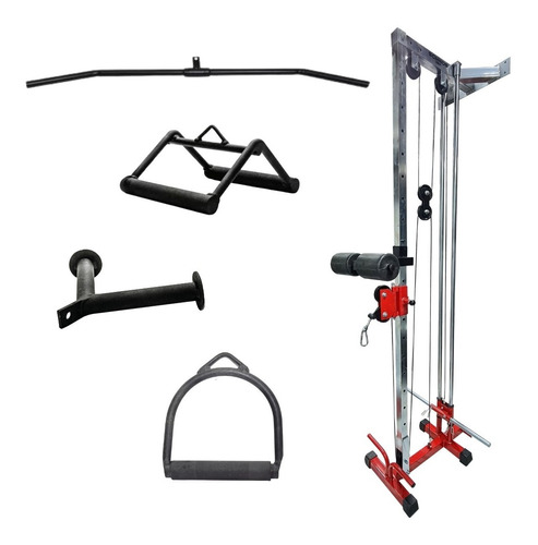 Multigym Vertical Poleas Multiusos Gh Force S Con Accesorios