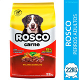 Alimento Perros Rosco Sabor Carne Balanceado 22kg - Pet Corp